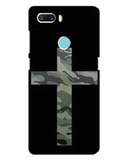 Чехол для ZTE Z18 Mini с картинкой «Милитари Крест»