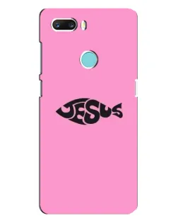 Чехол для ZTE Z18 Mini с картинкой «Розовый символ  Jesus»