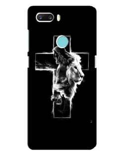 Чехол для ZTE Z18 Mini с картинкой «Сияющий крест Jesus»