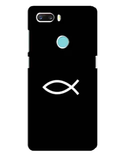 Чехол для ZTE Z18 Mini с картинкой «Символ рыбы Jesus»