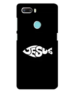 Чехол для ZTE Z18 Mini с картинкой «Рыба Jesus»