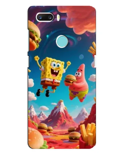 Чохол для ZTE Z18 Mini з картинкою «Космічний фастфуд»