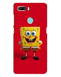 Чохол для ZTE Z18 Mini з картинкою «Спанч Боб на червоному»