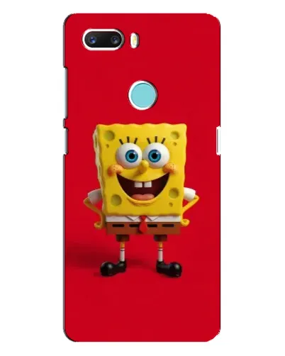 Чохол для ZTE Z18 Mini з картинкою «Спанч Боб на червоному»