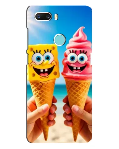 Чохол для ZTE Z18 Mini з картинкою «Спанч Боб морозиво»