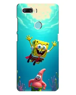 Чохол для ZTE Z18 Mini з картинкою «Спанч Боб під водою»