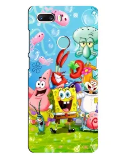 Чохол для ZTE Z18 Mini з картинкою «Губка Боб та друзі»
