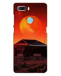 Чохол для ZTE Z18 Mini з картинкою «Cybertruck на Марсі»