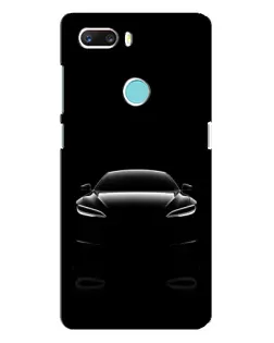 Чохол для ZTE Z18 Mini з картинкою «Силует Tesla Night»