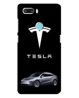 Чохол для ZTE Z18 Mini з картинкою «Tesla Model Y»