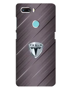 Чохол для ZTE Z18 Mini з картинкою «Металева текстура Tesla»
