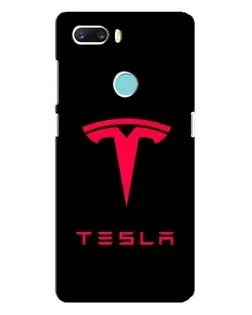Чохол для ZTE Z18 Mini з картинкою «Tesla Red Logo»