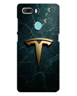 Чохол для ZTE Z18 Mini з картинкою «Мармурова Tesla Gold»