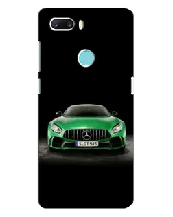 Чохол для ZTE Z18 Mini з картинкою «Mercedes — неоновий лого»