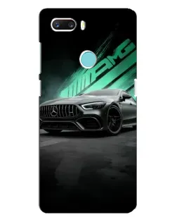 Чохол для ZTE Z18 Mini з картинкою «Темний Mercedes AMG»