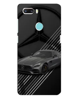 Чохол для ZTE Z18 Mini з картинкою «Mercedes AMG — графіка»