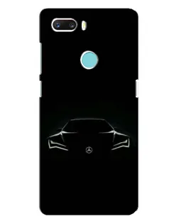 Чохол для ZTE Z18 Mini з картинкою «Mercedes — силует авто»