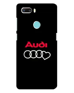 Чохол для ZTE Z18 Mini з картинкою «Логотип Audi Heart»