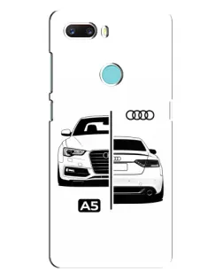 Чохол для ZTE Z18 Mini з картинкою «Audi — контрастний дизайн»
