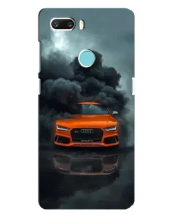 Чохол для ZTE Z18 Mini з картинкою «Audi у хмарах диму»
