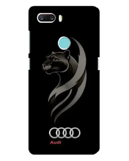 Чохол для ZTE Z18 Mini з картинкою «Графіка — пантера та Audi»