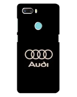 Чохол для ZTE Z18 Mini з картинкою «Audi — золотий логотип»