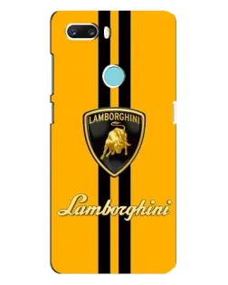 Чохол для ZTE Z18 Mini з картинкою «Lamborghini Stripe жовтий»