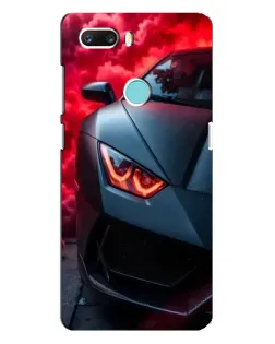 Чохол для ZTE Z18 Mini з картинкою «Lamborghini червоне сяйво»