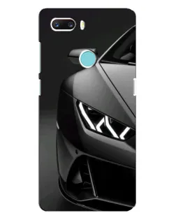 Чохол для ZTE Z18 Mini з картинкою «Lamborghini фари деталізація»