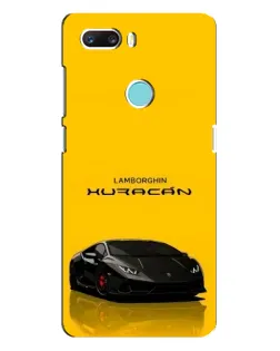 Чохол для ZTE Z18 Mini з картинкою «Lamborghini Huracan чорний»