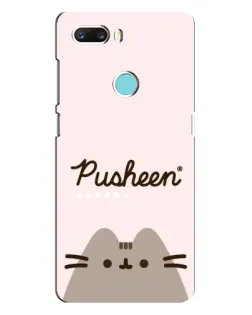 Чохол для ZTE Z18 Mini з картинкою «Pusheen логотип»