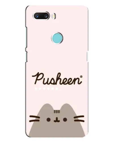Чохол для ZTE Z18 Mini з картинкою «Pusheen логотип»