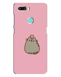 Чохол для ZTE Z18 Mini з картинкою «Pusheen серце»