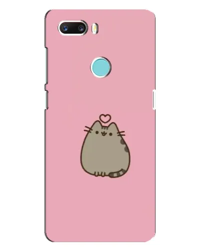 Чохол для ZTE Z18 Mini з картинкою «Pusheen серце»