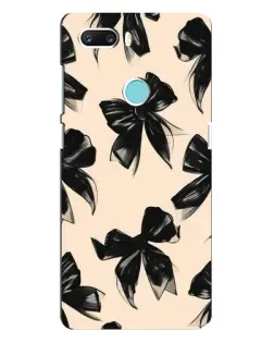 Чехол для ZTE Z18 Mini с картинкой «Паттерн черные банты» Чехол для ZTE Z18 Mini с картинкой «Паттерн черные банты»