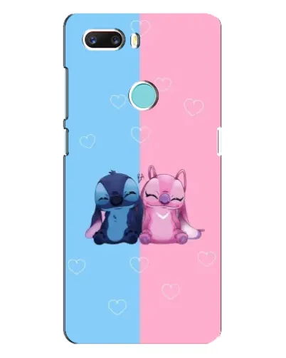 Чехол для ZTE Z18 Mini с картинкой «Stitch и Angel Love»