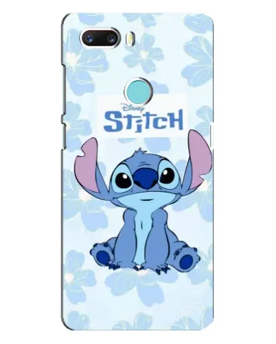 Чехол для ZTE Z18 Mini с картинкой «Stitch среди цветов»
