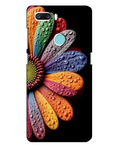 Чехол для ZTE Z18 Mini с картинкой «Радужный цветок»