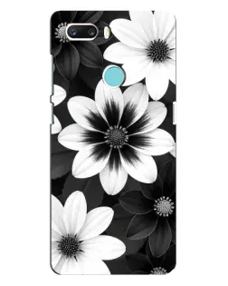 Чехол для ZTE Z18 Mini с картинкой «Монохромные астры» Чехол для ZTE Z18 Mini с картинкой «Монохромные астры»