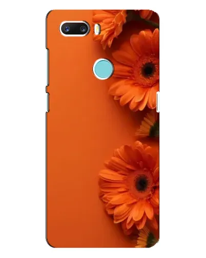Чехол для ZTE Z18 Mini с картинкой «Оранжевые герберы»