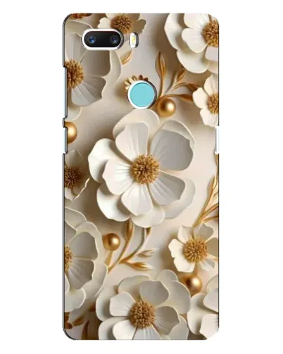 Чехол для ZTE Z18 Mini с картинкой «Белие бумажние  цвети»