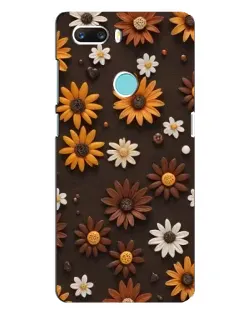 Чехол для ZTE Z18 Mini с картинкой «Узор из маленьких подсолнухов» Чехол для ZTE Z18 Mini с картинкой «Узор из маленьких подсолнухов»