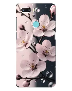 Чехол для ZTE Z18 Mini с картинкой «Нежная сакура и капли» Чехол для ZTE Z18 Mini с картинкой «Нежная сакура и капли»