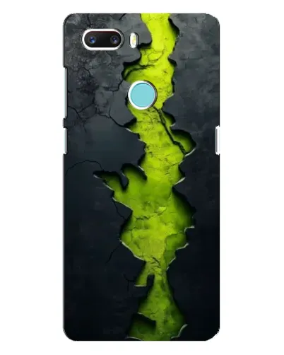 Чехол для ZTE Z18 Mini с картинкой «Салатовый разлом скалы» Чехол для ZTE Z18 Mini с картинкой «Салатовый разлом скалы»
