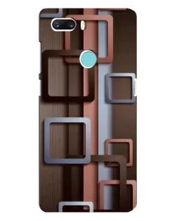 Чехол для ZTE Z18 Mini с картинкой «Коричневые объемные квадраты» Чехол для ZTE Z18 Mini с картинкой «Коричневые объемные квадраты»