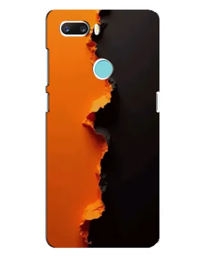 Чехол для ZTE Z18 Mini с картинкой «Оранжевый разлом» Чехол для ZTE Z18 Mini с картинкой «Оранжевый разлом»