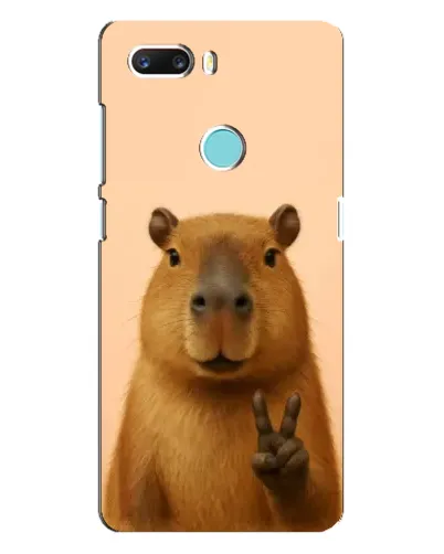 Чехол для ZTE Z18 Mini с картинкой «Капибара виктория»