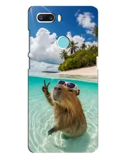 Чехол для ZTE Z18 Mini с картинкой «Капибара на море» Чехол для ZTE Z18 Mini с картинкой «Капибара на море»