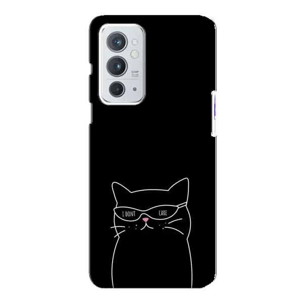 Чехол с принтом «Равнодушный кот» для OnePlus 9RT