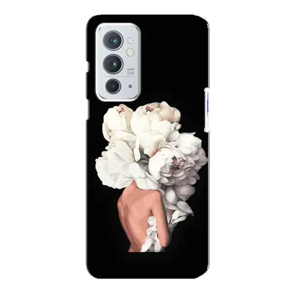 Чехол с принтом «Белые цветы» для OnePlus 9RT